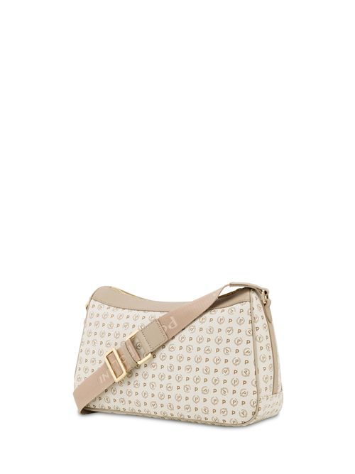 Borsa A Tracolla In Pvc Heritage Logo Classic Avorio/ghiaccio POLLINI | TE8526PP0IQ11/10A